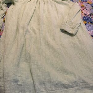 Zara Kids Casual Dress in Light Green
